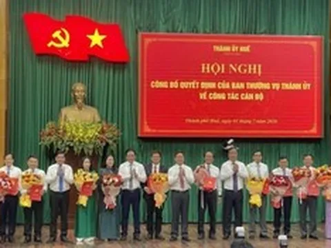 Huế điều động, bổ nhiệm hàng loạt giám đốc sở