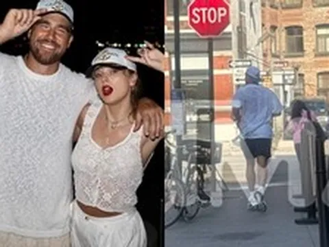 Taylor Swift và "chồng nghèo" mỗi người 1 nơi trước thềm đám cưới thế kỷ: Nhà trai vừa đơn độc lộ diện ở New York, còn nhà gái ở đâu?