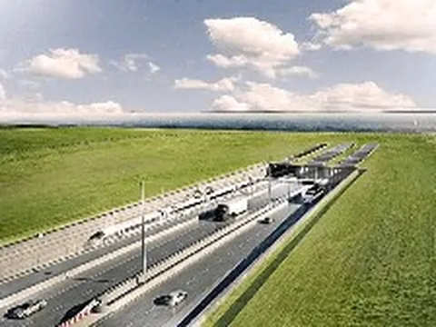 Huy động 360.000 tấn thép cùng 3,2 triệu mét khối bê tông để xây đường hầm dài 18km dưới đáy biển, một doanh nghiệp Việt cũng tham gia