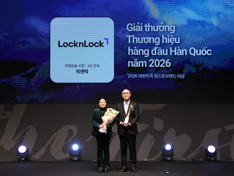 LocknLock – Chất lượng sản phẩm chiếm trọn lòng tin tại giải thưởng Thương hiệu hàng đầu Hàn Quốc năm 2026