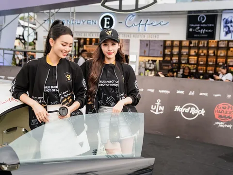 Các mỹ nhân Việt trải nghiệm cà phê và siêu xe Trung Nguyên
