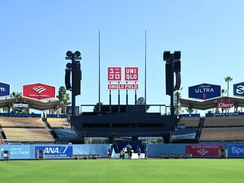 Dodgers và Uniqlo công bố hợp tác lịch sử - ra mắt "Uniqlo Field" tại sân vận động Dodger Stadium