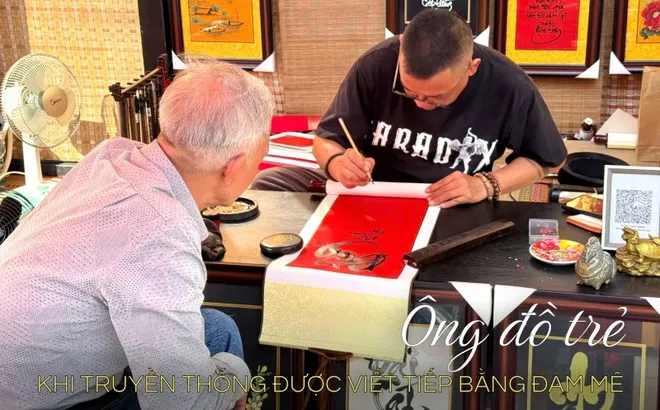 Ông đồ "thế hệ mới": Viết tiếp truyền thống bằng đam mê